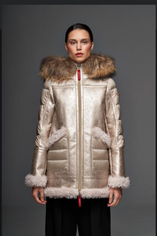 DICHI PARKA TICIANA COLOR DORADO