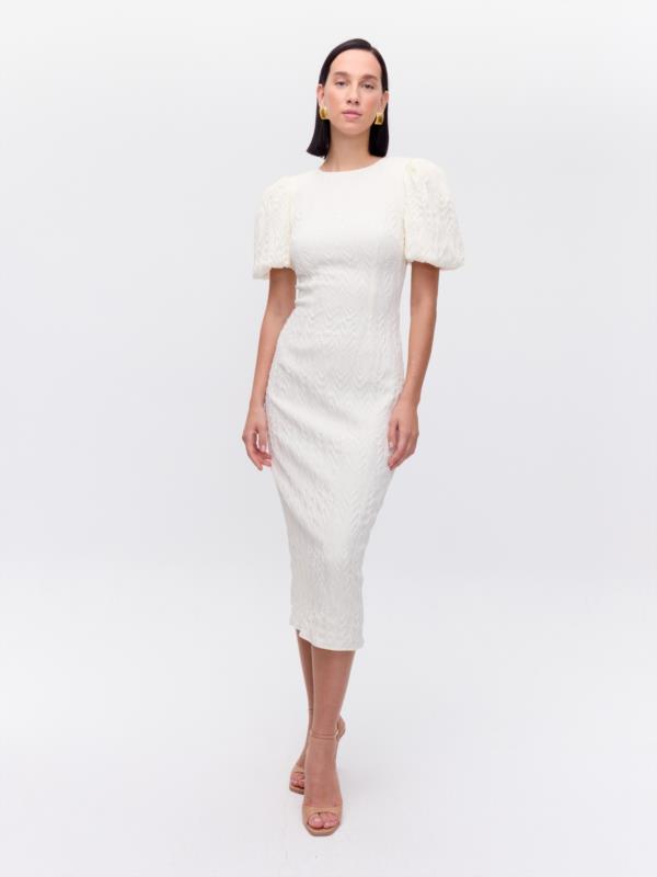 MIOH VESTIDO AURA WHITE MANGA FAROL ESC. ESPALDA