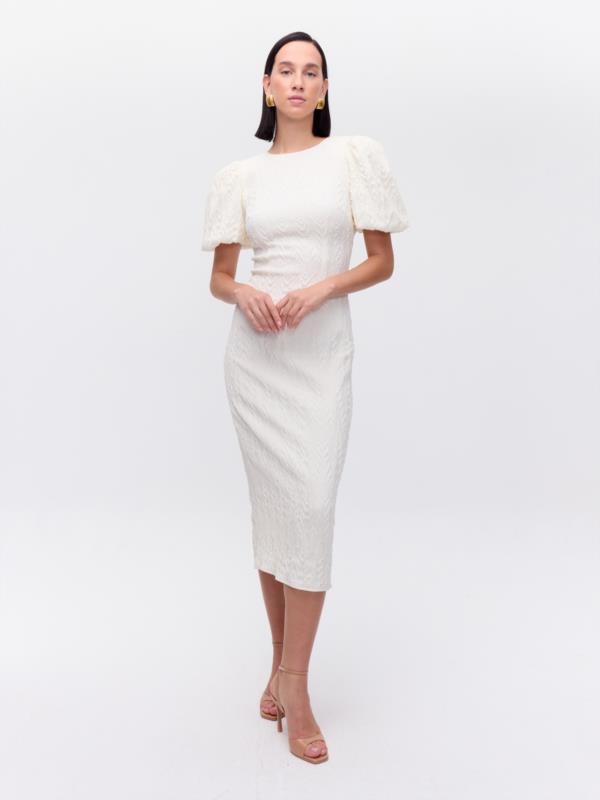 MIOH VESTIDO AURA WHITE MANGA FAROL ESC. ESPALDA