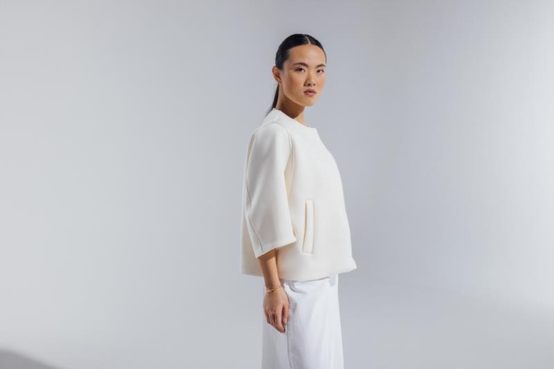 HOX PARKA DOUBLE JERSEY  OVERSIZE KIMONO