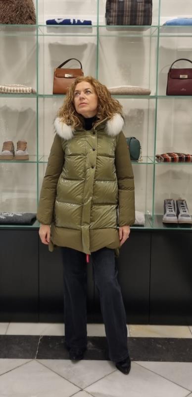 DICHI PARKA ASHERA COLOR VERDE KAKI